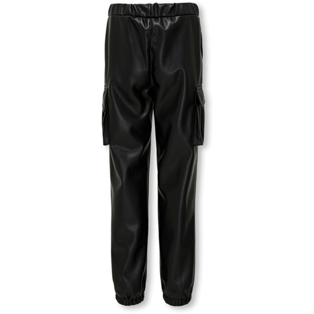 Kids ONLY Black Heidi Faux Läder Trackpants