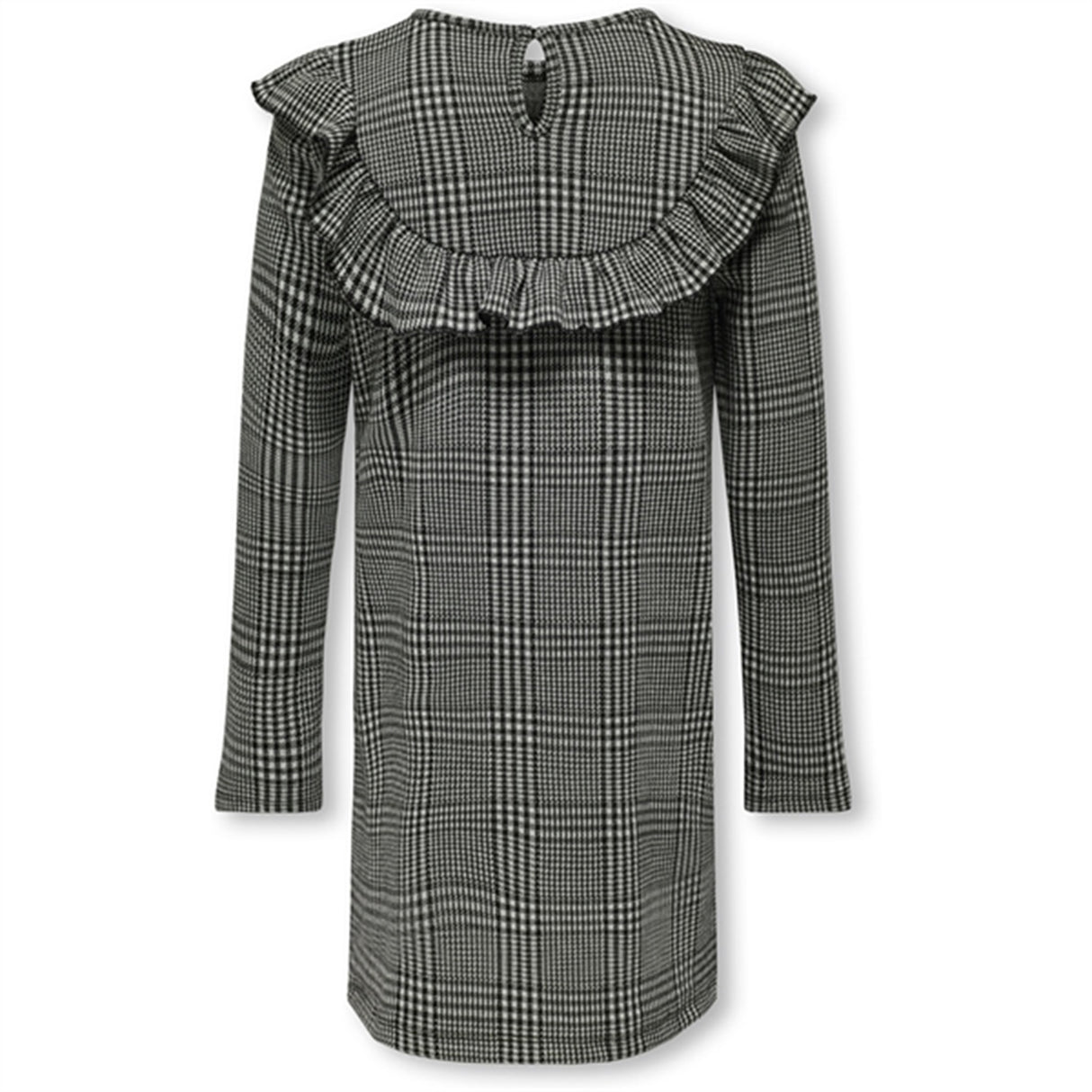 Kids ONLY Black Meduim Grey Allen Check Klänning