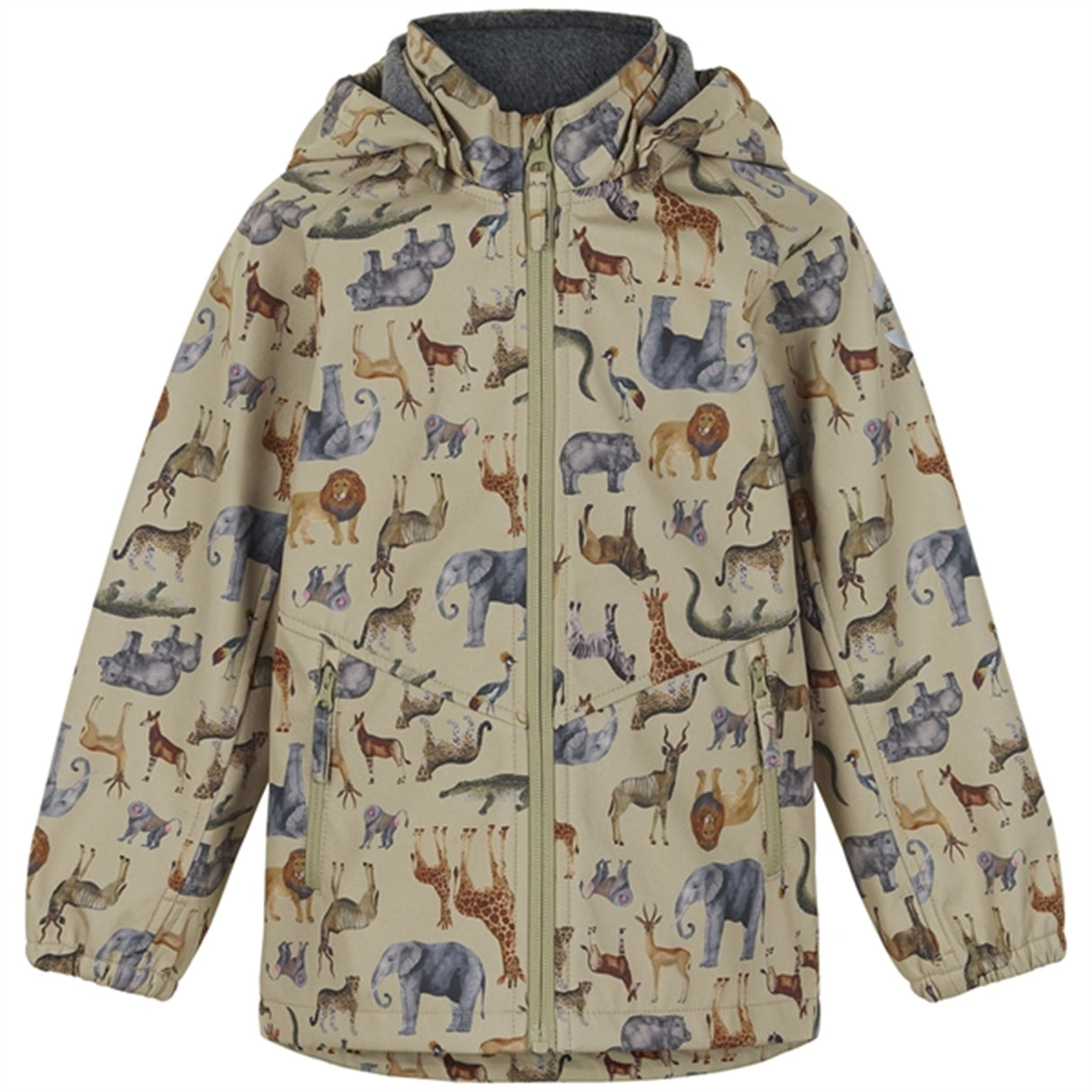 Mikk-Line Softshell Jacka Olive Gray