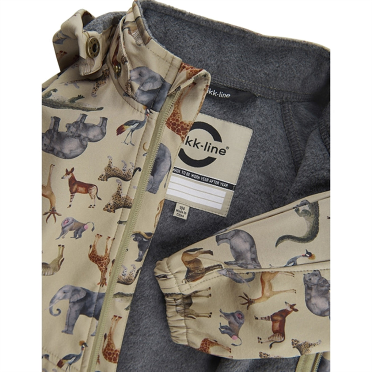 Mikk-Line Softshell Jacka Olive Gray