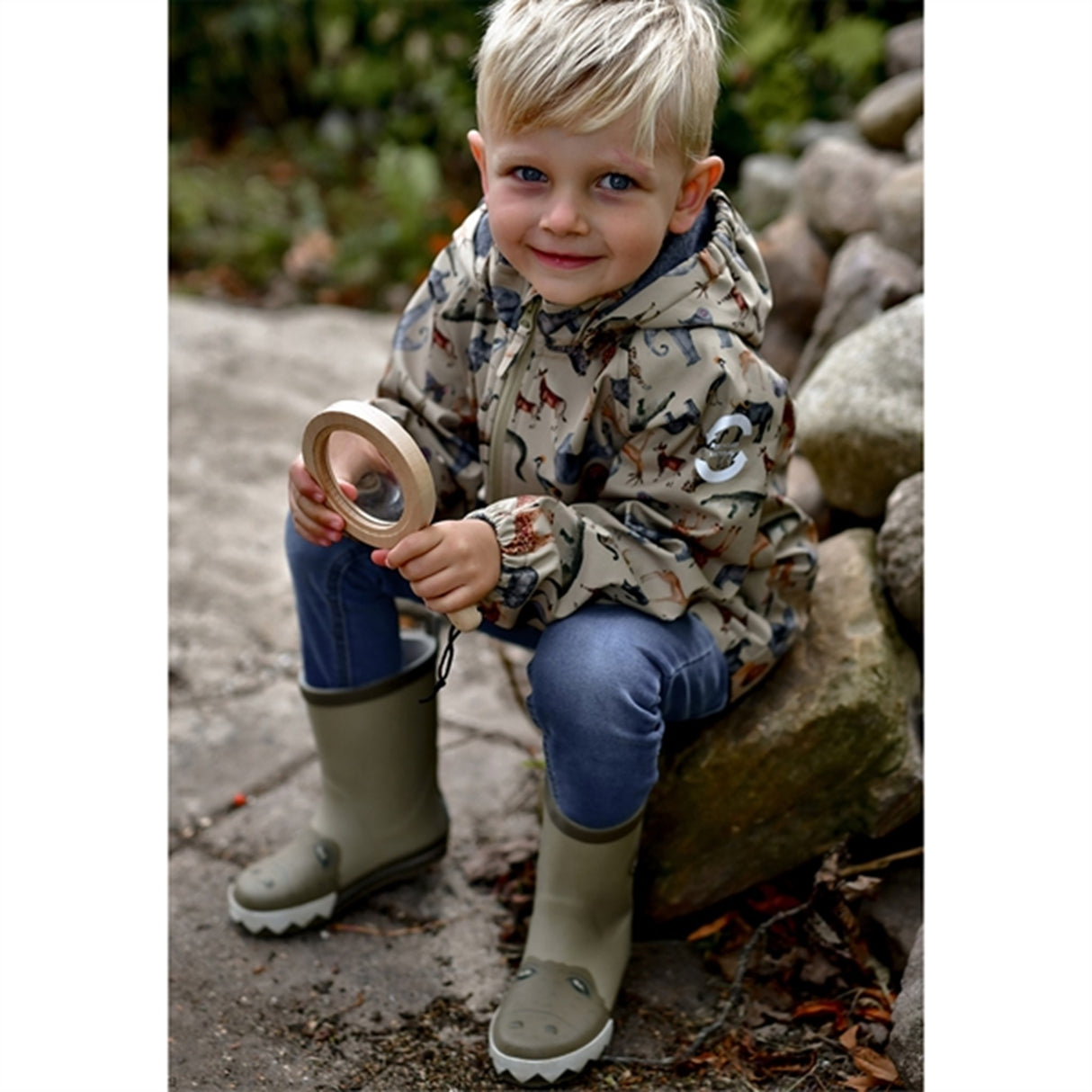 Mikk-Line Softshell Jacka Olive Gray