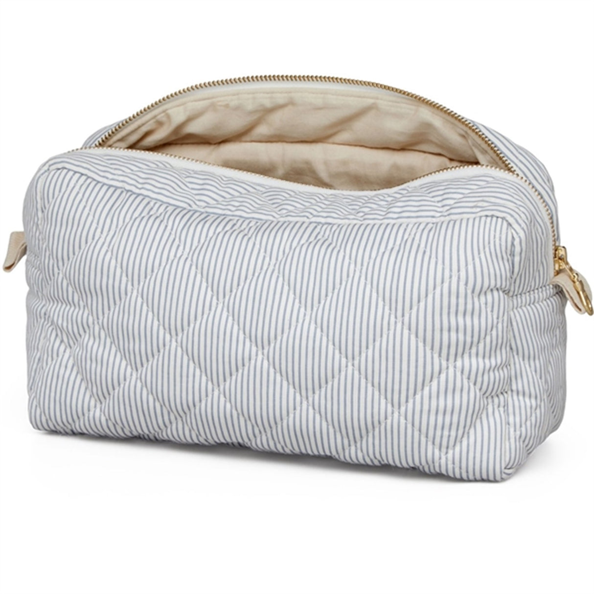 Cam Cam Copenhagen Necessär Classic Stripes Blue, Praline