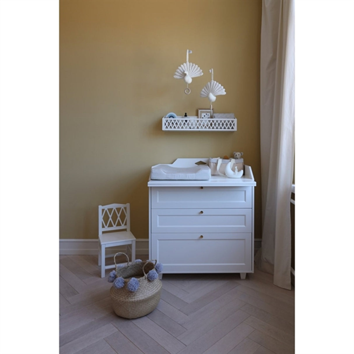 Cam Cam Copenhagen Skötbädd Classic Stripes Blue