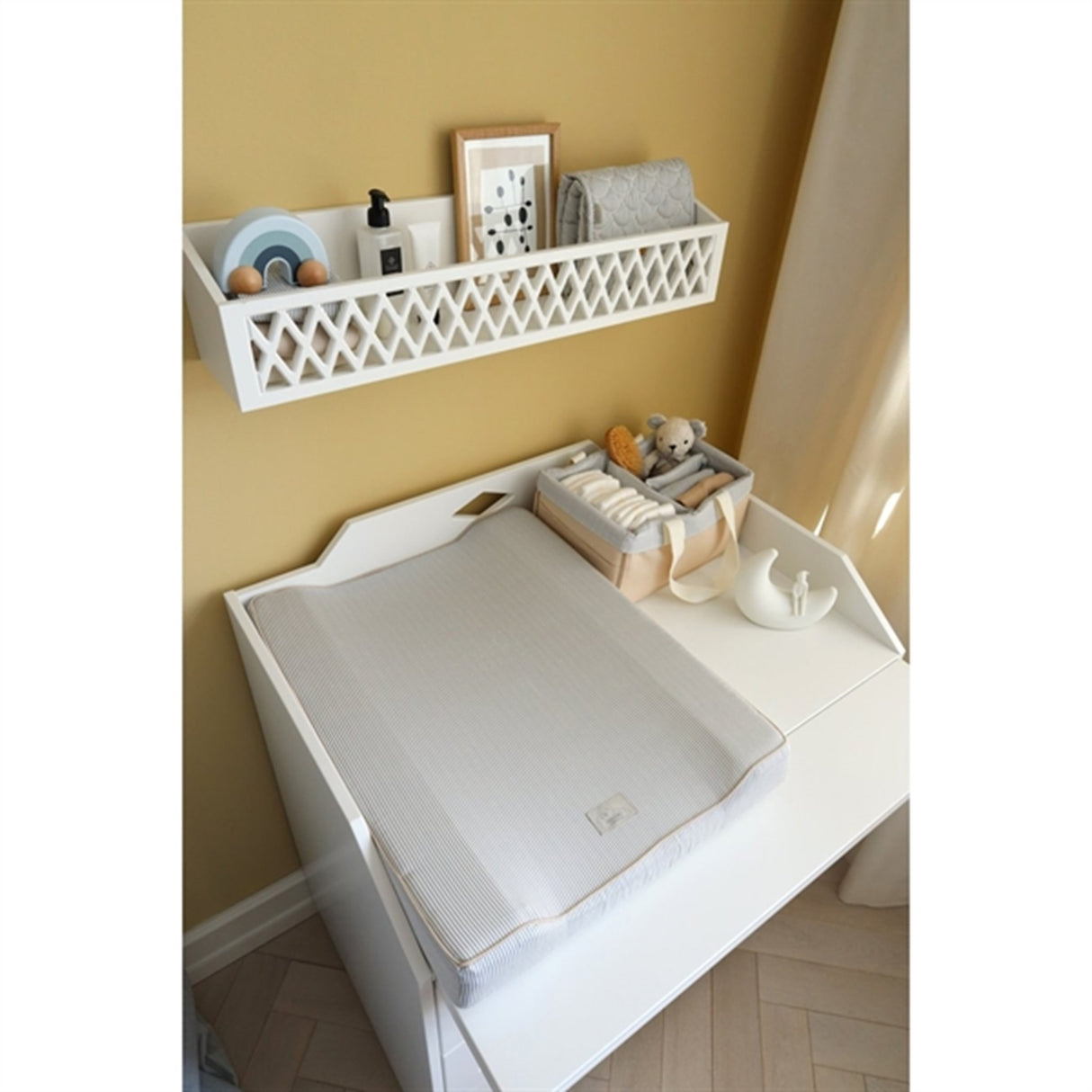 Cam Cam Copenhagen Skötbädd Classic Stripes Blue