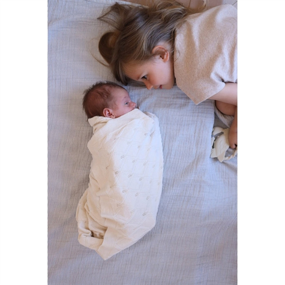 Cam Cam Copenhagen Muslin Filt Classic Stripes Blue