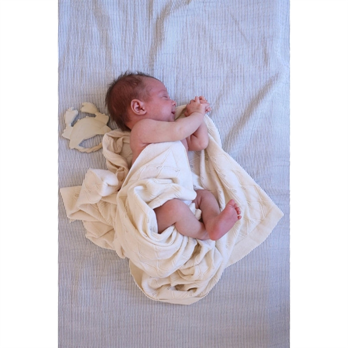 Cam Cam Copenhagen Muslin Filt Classic Stripes Blue