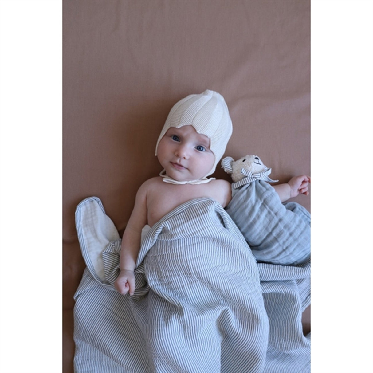 Cam Cam Copenhagen Muslin Filt Classic Stripes Blue