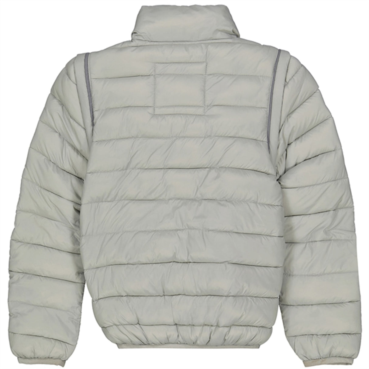 Mikk-Line Nylon puffer 2i1 Jacka Neutral Gray