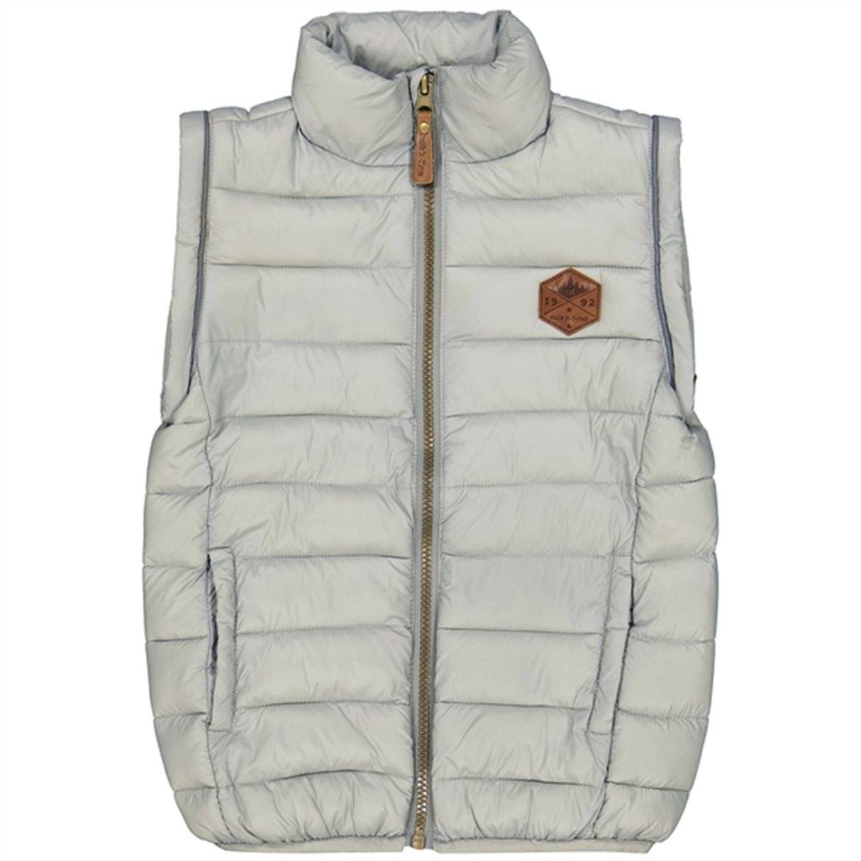 Mikk-Line Nylon puffer 2i1 Jacka Neutral Gray