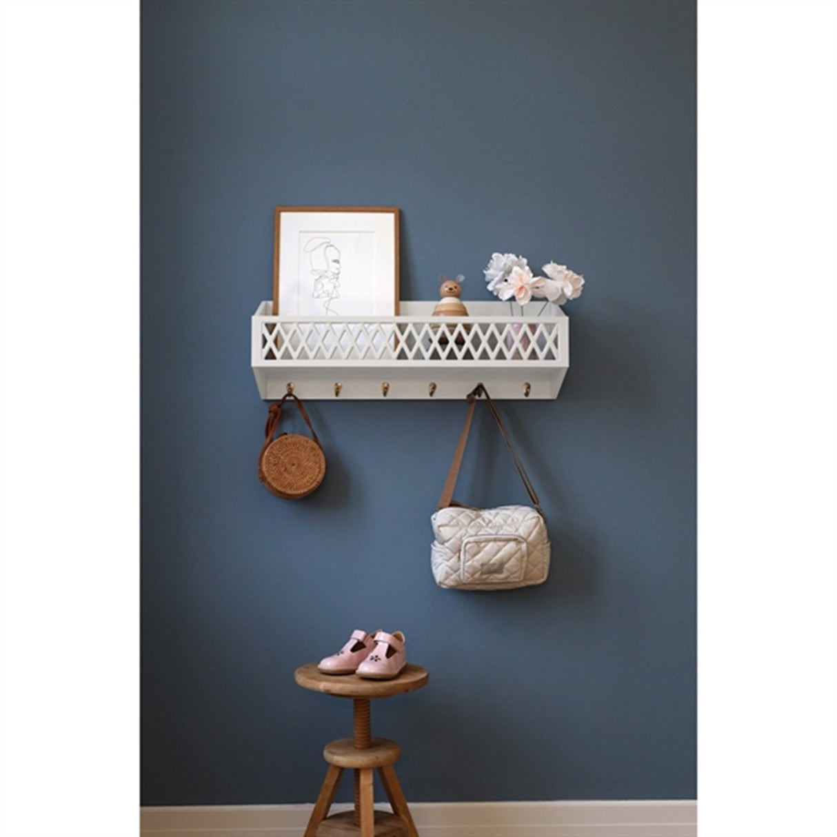 Cam Cam Copenhagen Skötväska Small Classic Stripes Camel