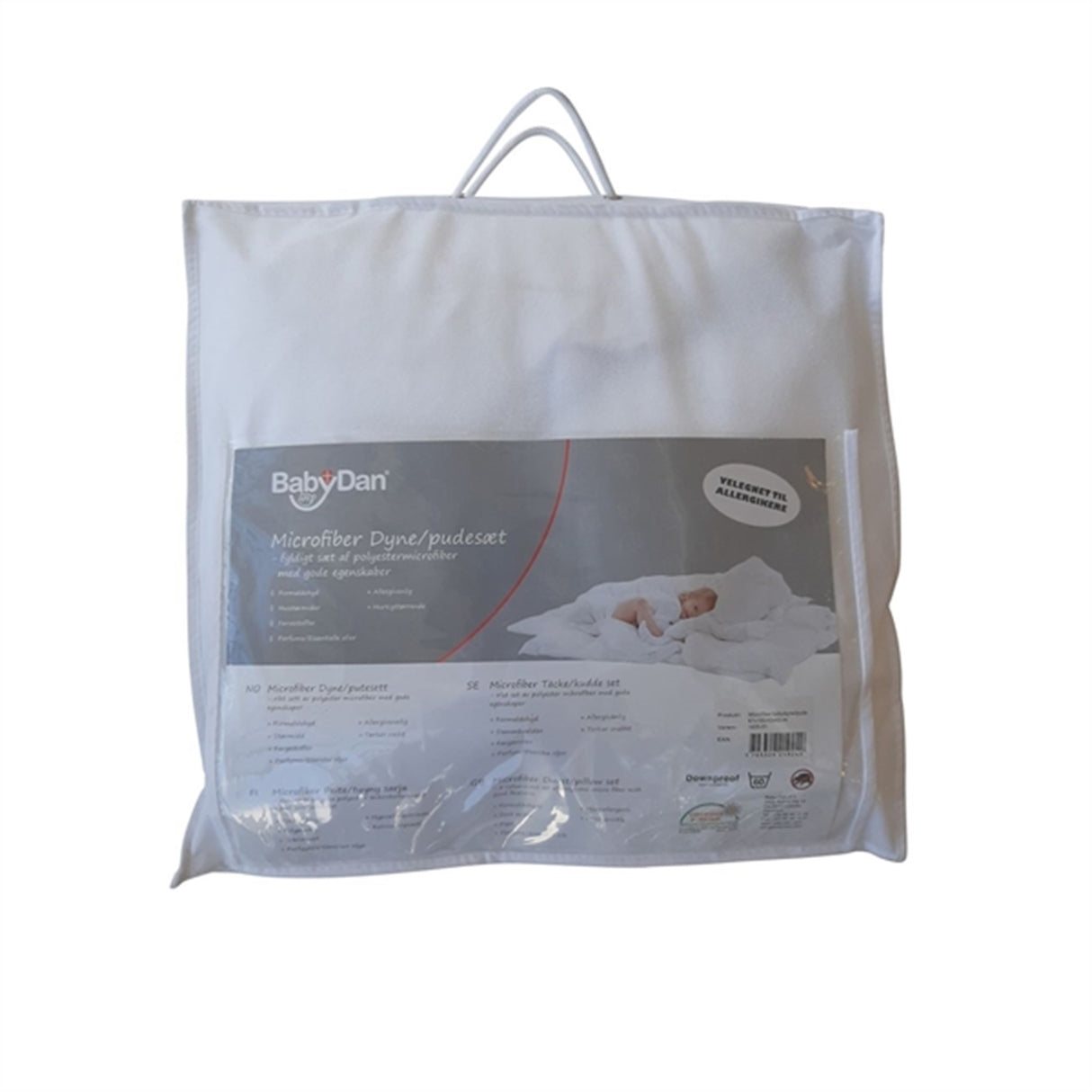 BabyDan Heart Mikrofiber Babydyne & Pude DK 67x100/40x45cm