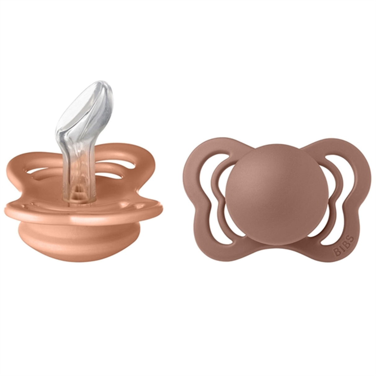 Bibs Couture Silikonmutter 2-pack Anatomisk persika / trächuck