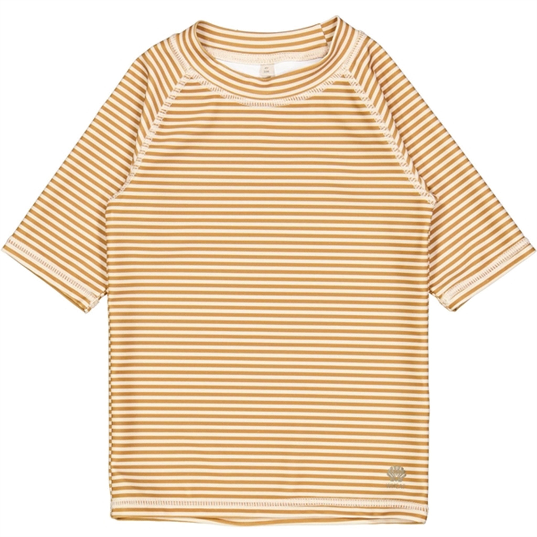Wheat Golden Green Stripe Jackie Bade T-shirt