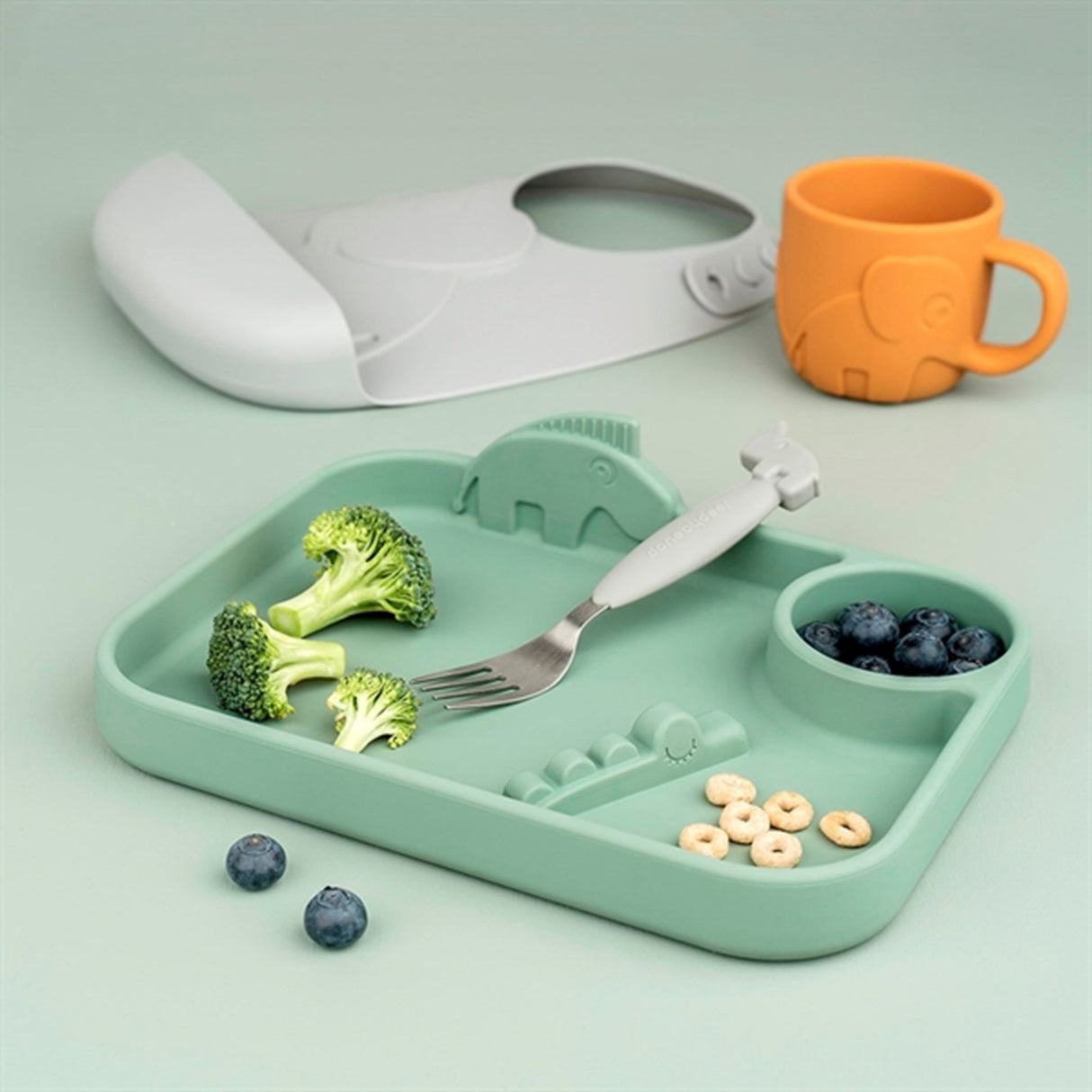 Done by Deer Peekaboo Tallrik Green