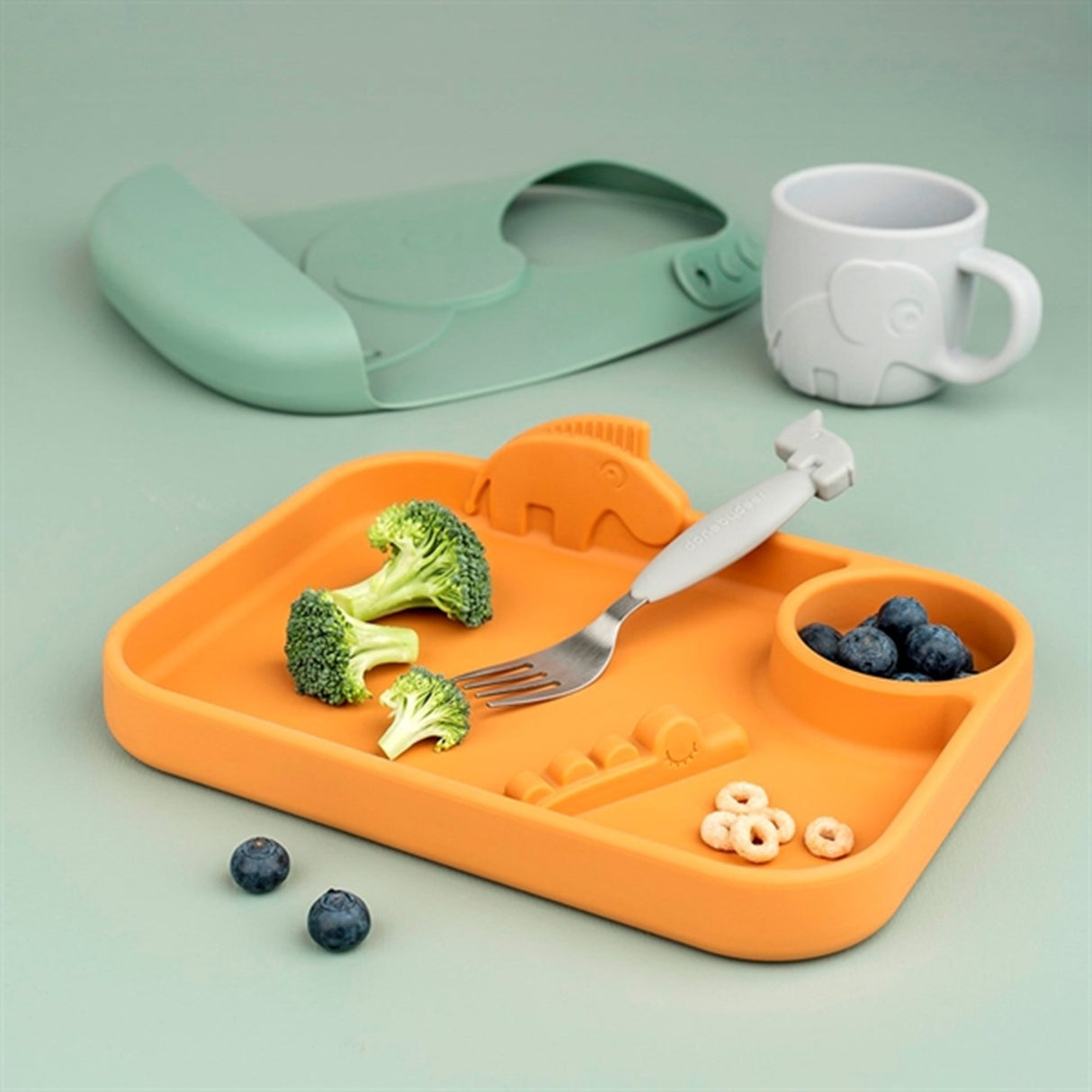 Done by Deer Peekaboo Tallrik Mustard