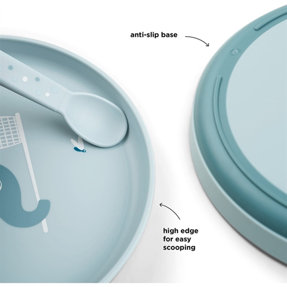 Done by Deer Foodie Tallrik Elphee Blue