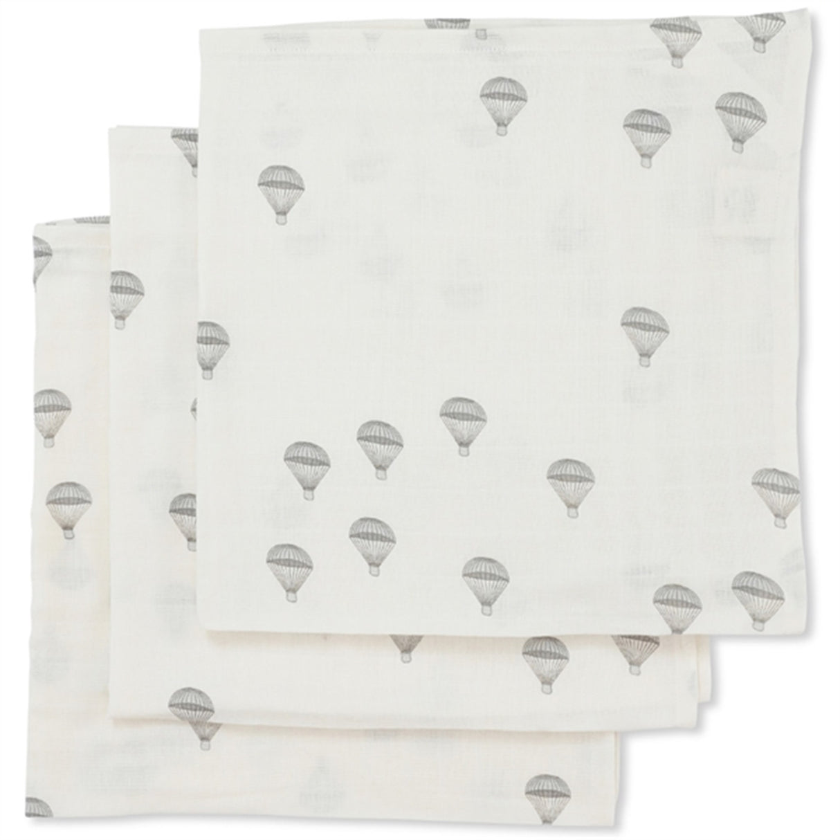 Konges Sløjd Cloth Muslinfilt 3-Pack Parachute Creme