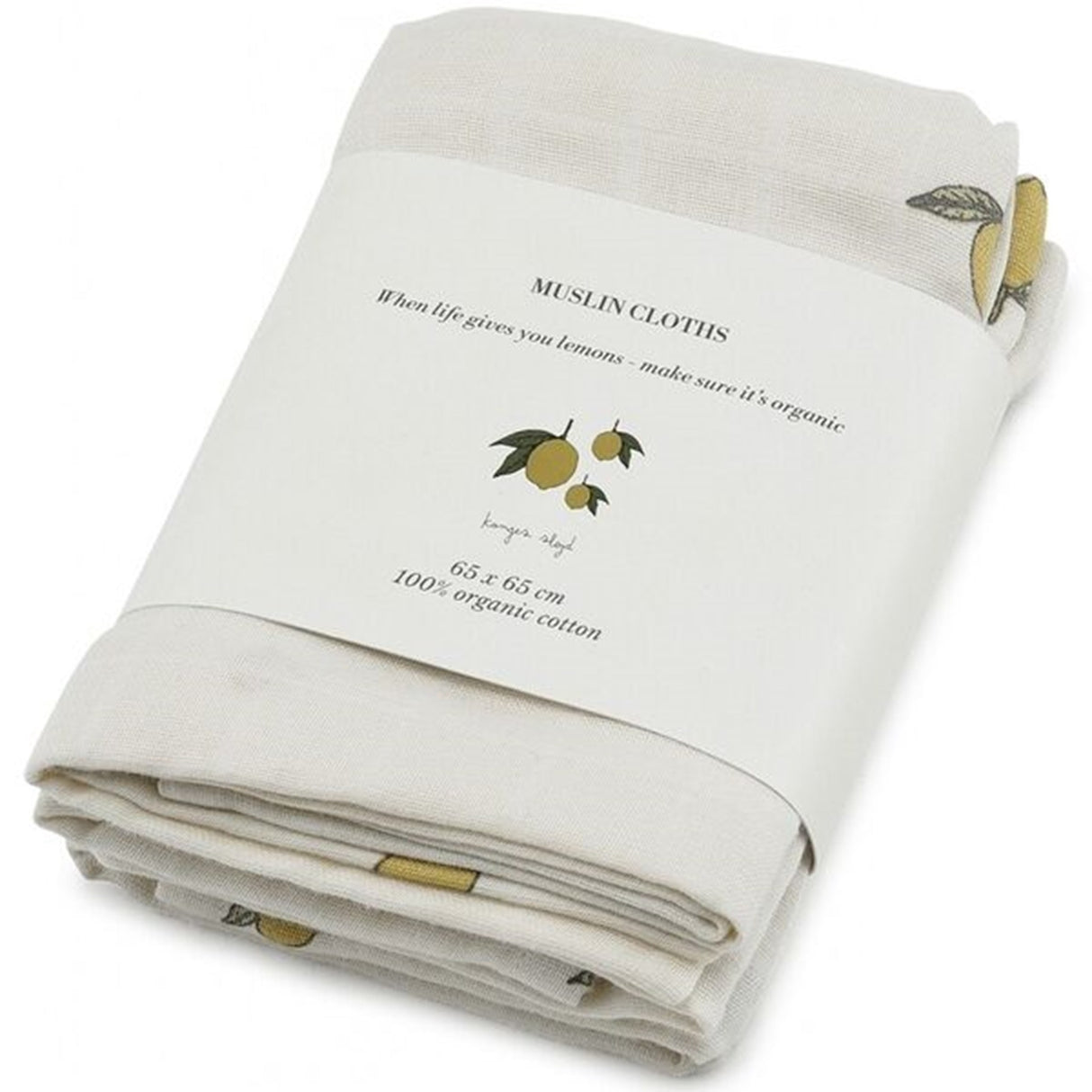 Konges Sløjd Tygblöjor 3-Pack Lemon