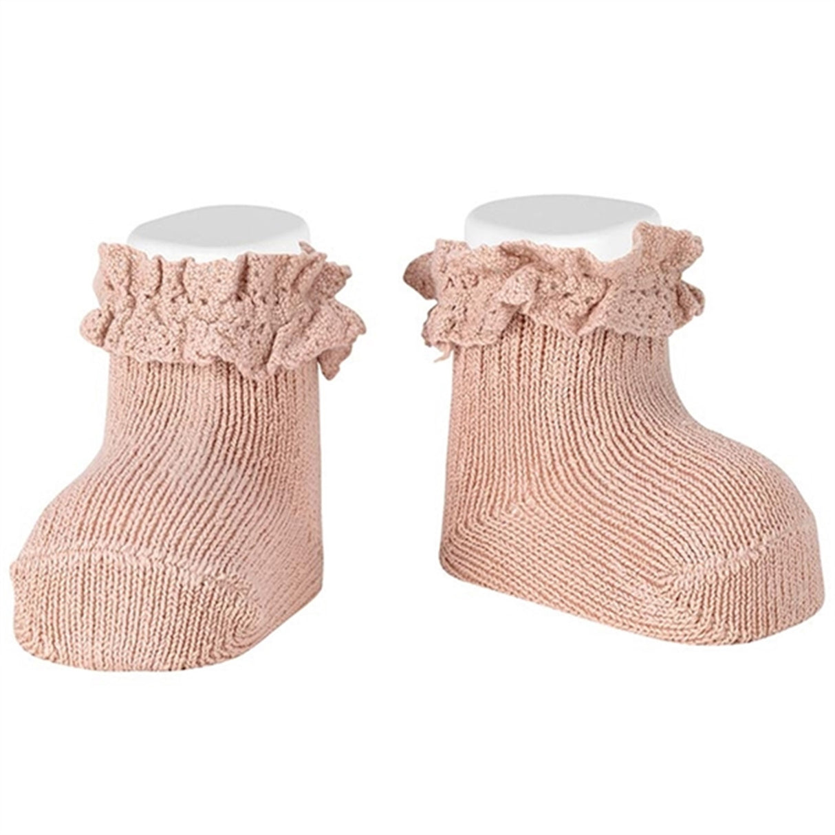 Cóndor Strumpor med spetskant Old Rose