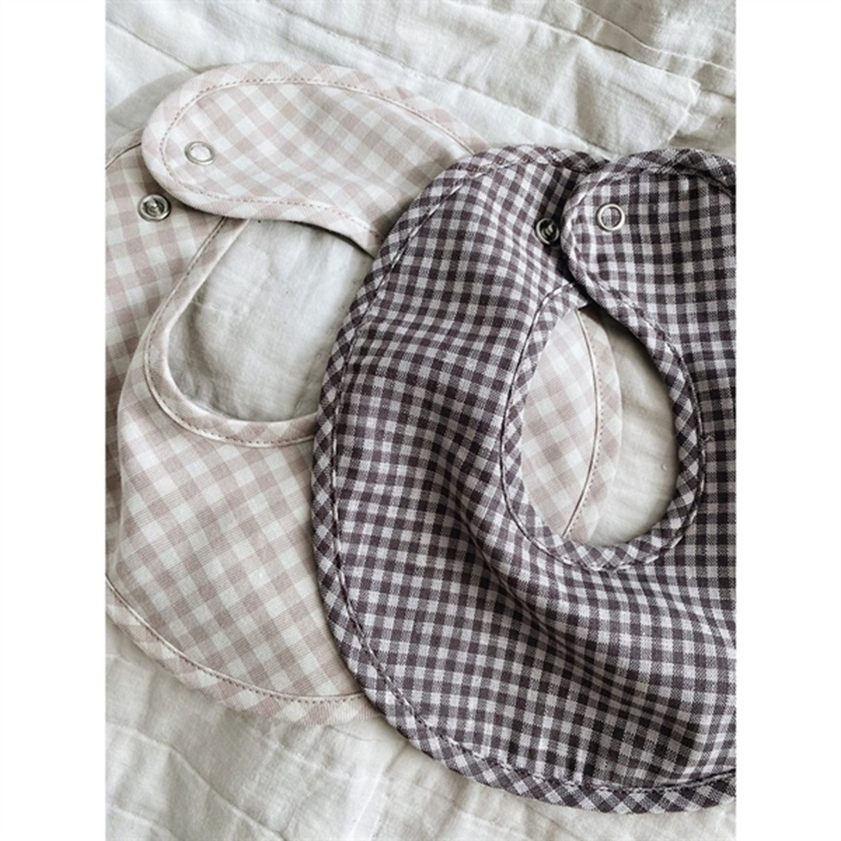 lalaby Mini Check Bibi Haklapp 2-Pak
