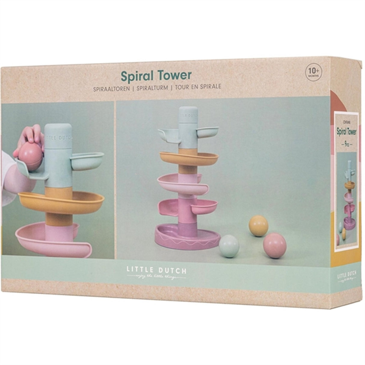 Little Dutch Bebis Roll Ball - Pink