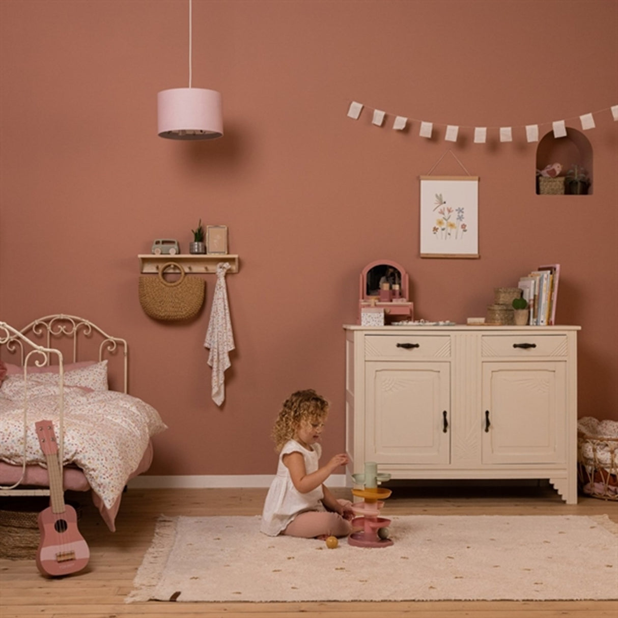 Little Dutch Bebis Roll Ball - Pink