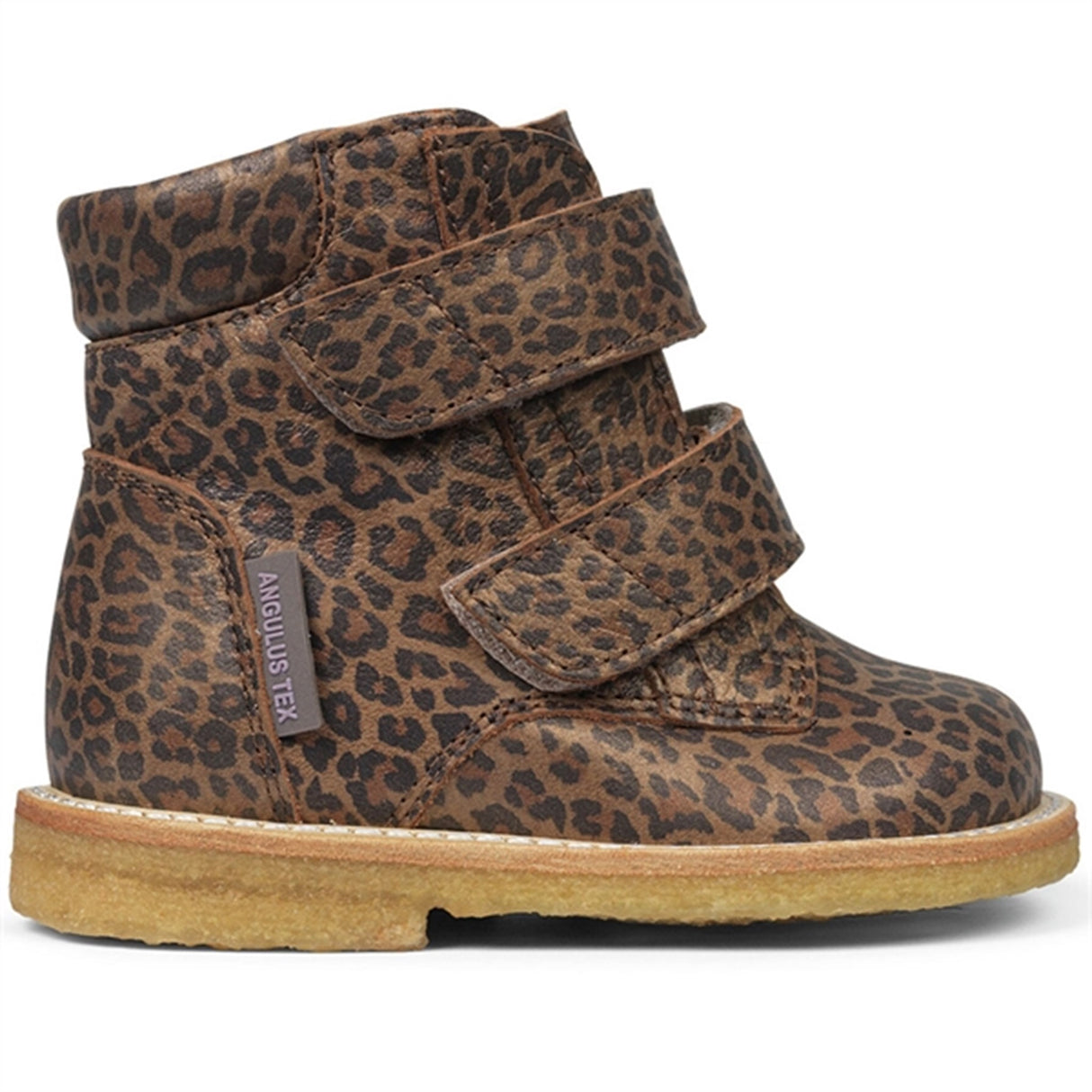 Angulus Begynder Tex-Støvle Med Kardborreband Brown Leo 2