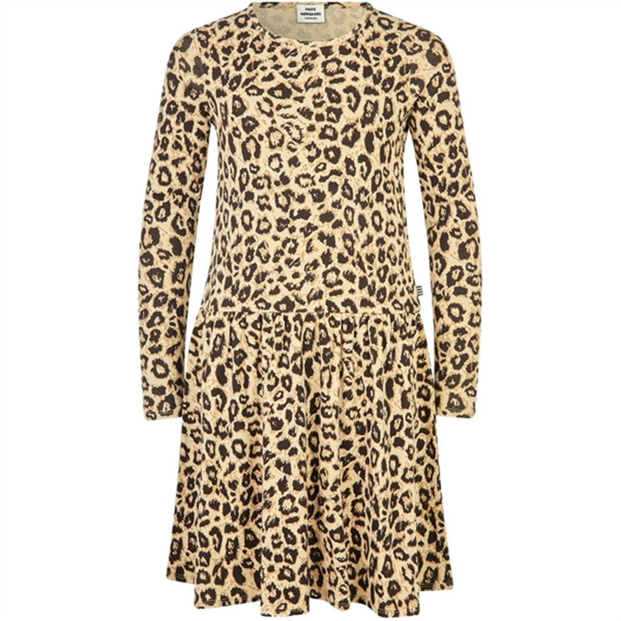 Mads Nørgaard Organic Daisina Klänning Leo Aop/Black Coffee