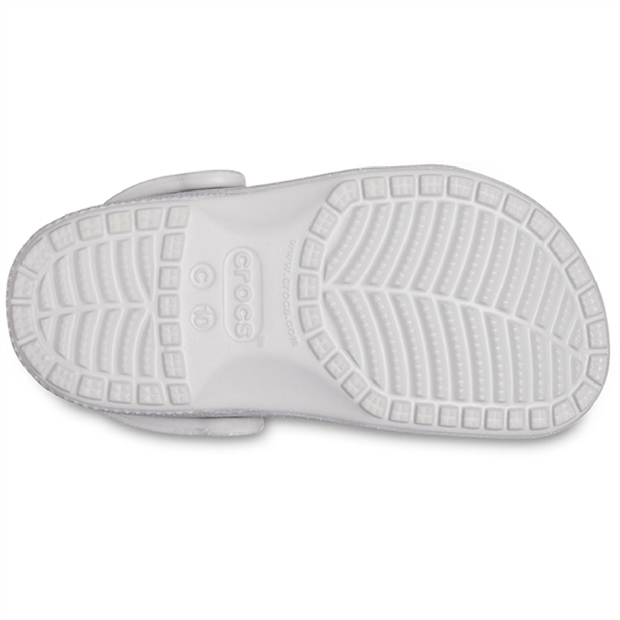 Crocs Classic Glitter Clog Silver Glitter