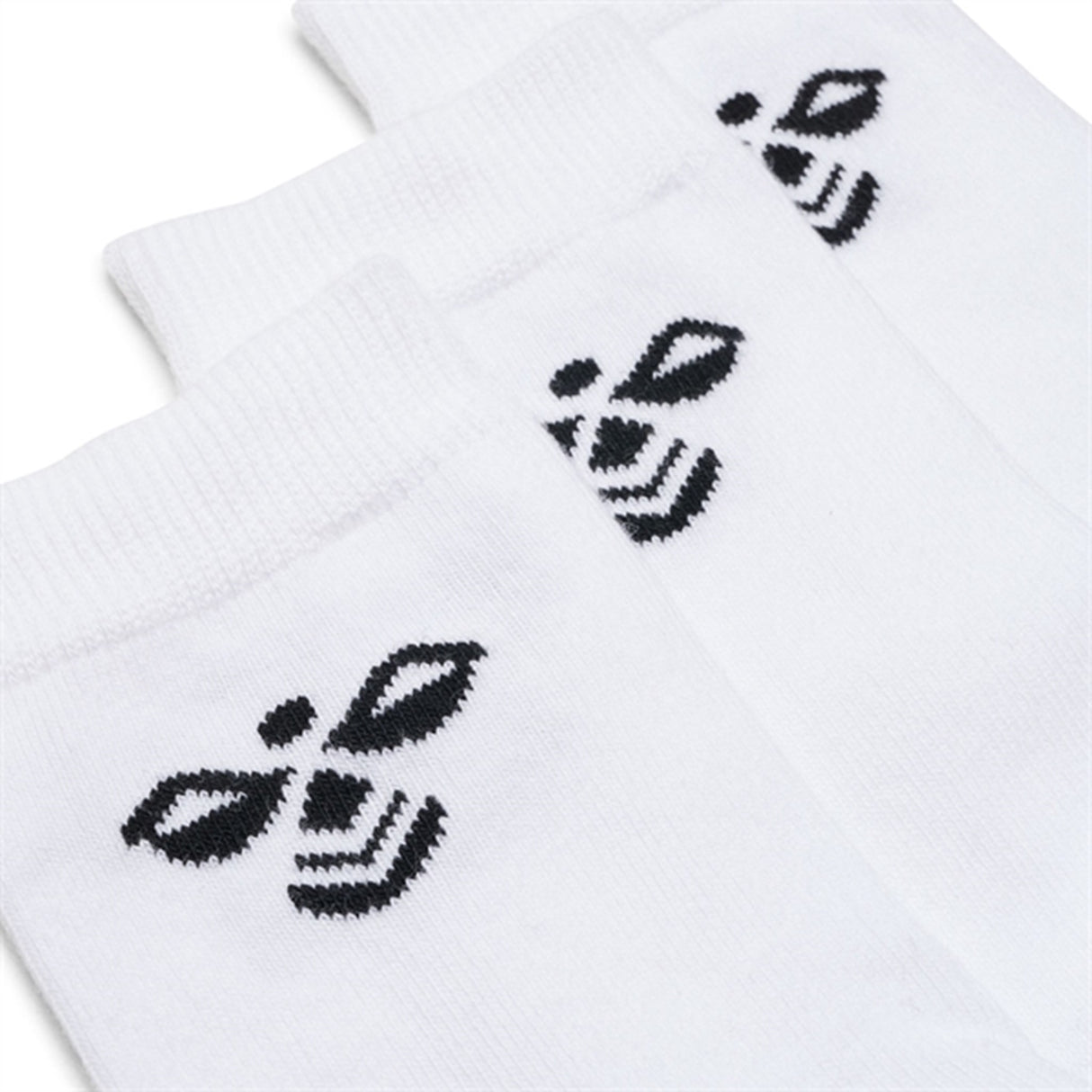 Hummel White Sutton Socks 3-Pak