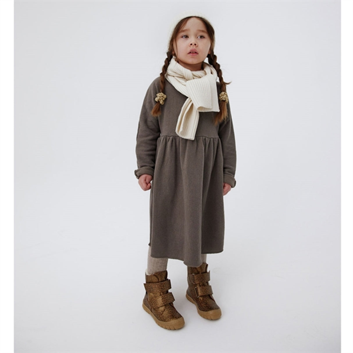 Angulus Tex-Støvle Med Kardborreband Brown Leo 3