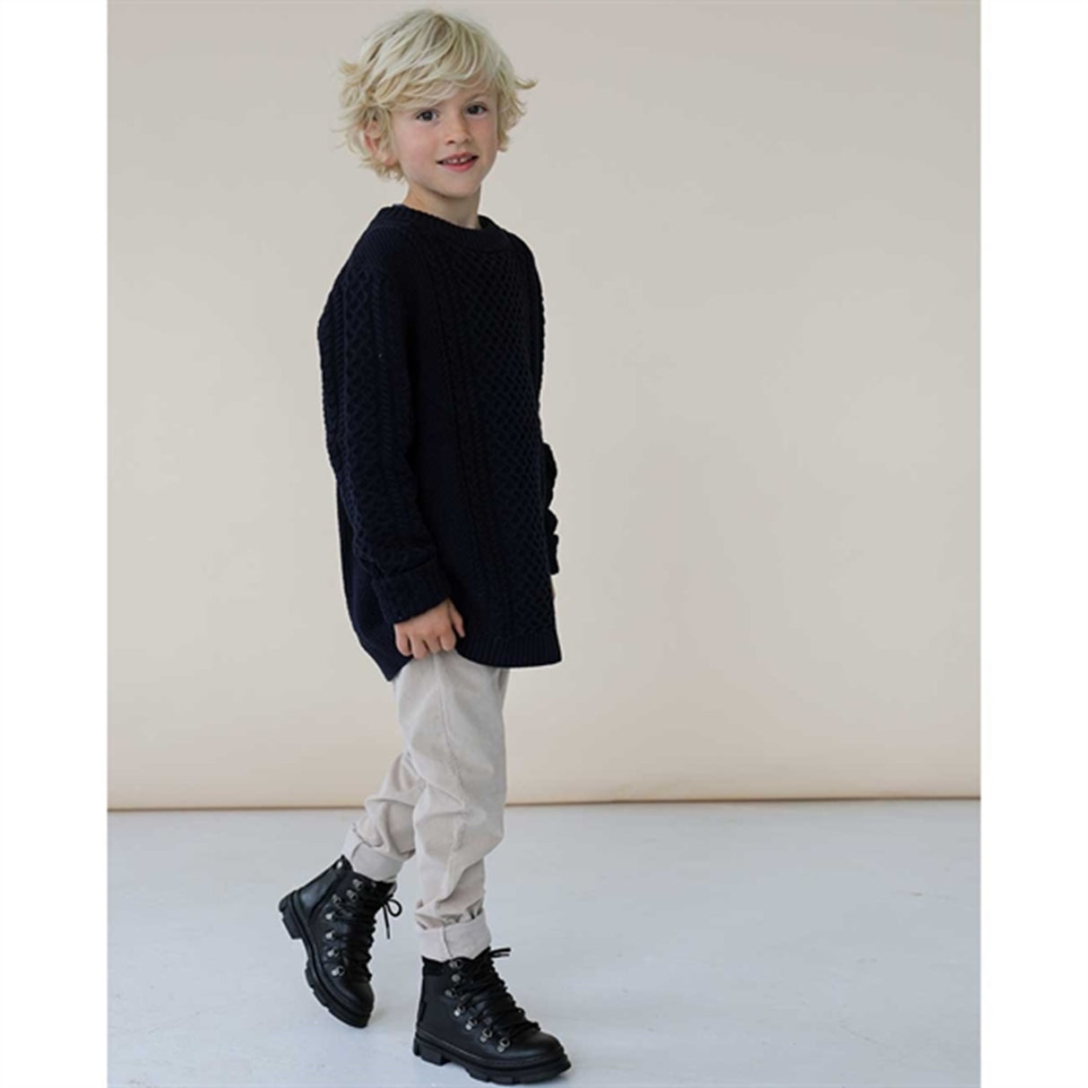 Angulus TEX Stövlar m. Snöre & Dragkedja Svart 2118-101-9084-2504/1163 3