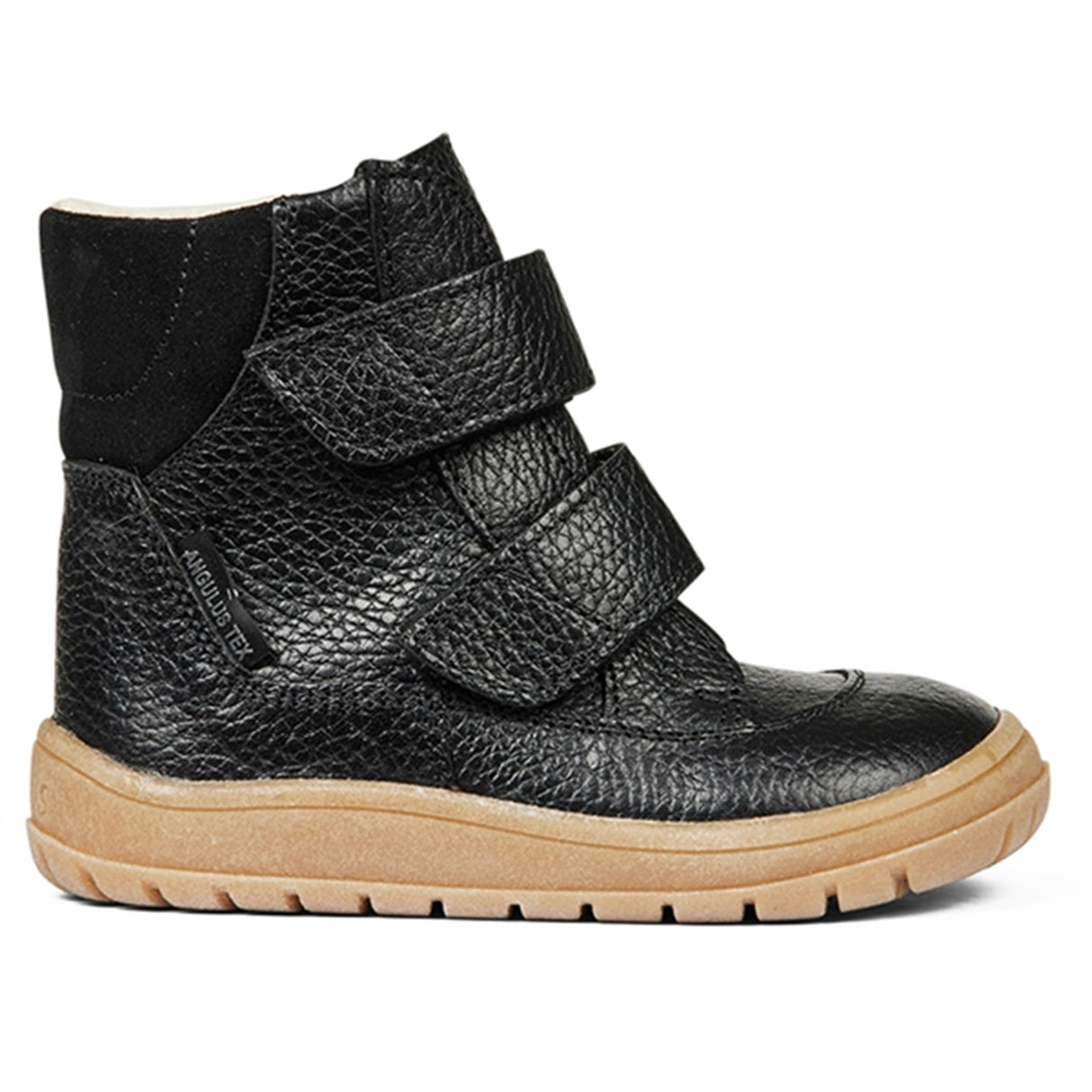 Angulus Tex-Støvle Med Kardborreband Svart