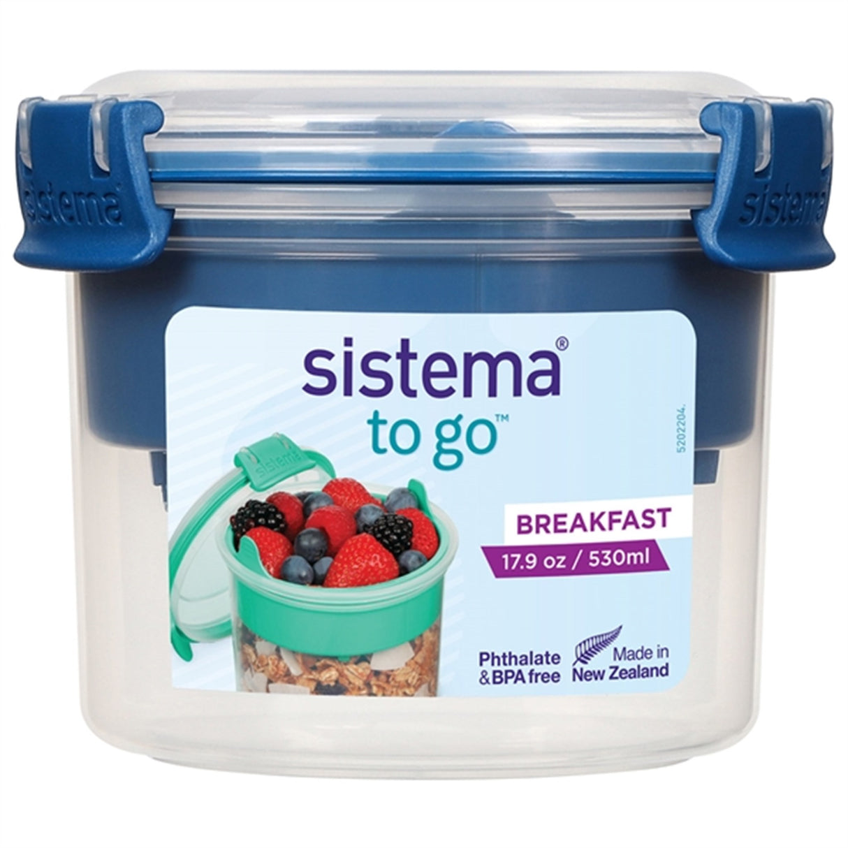 Sistema To Go Frukost Hink 530 ml Ocean Blue