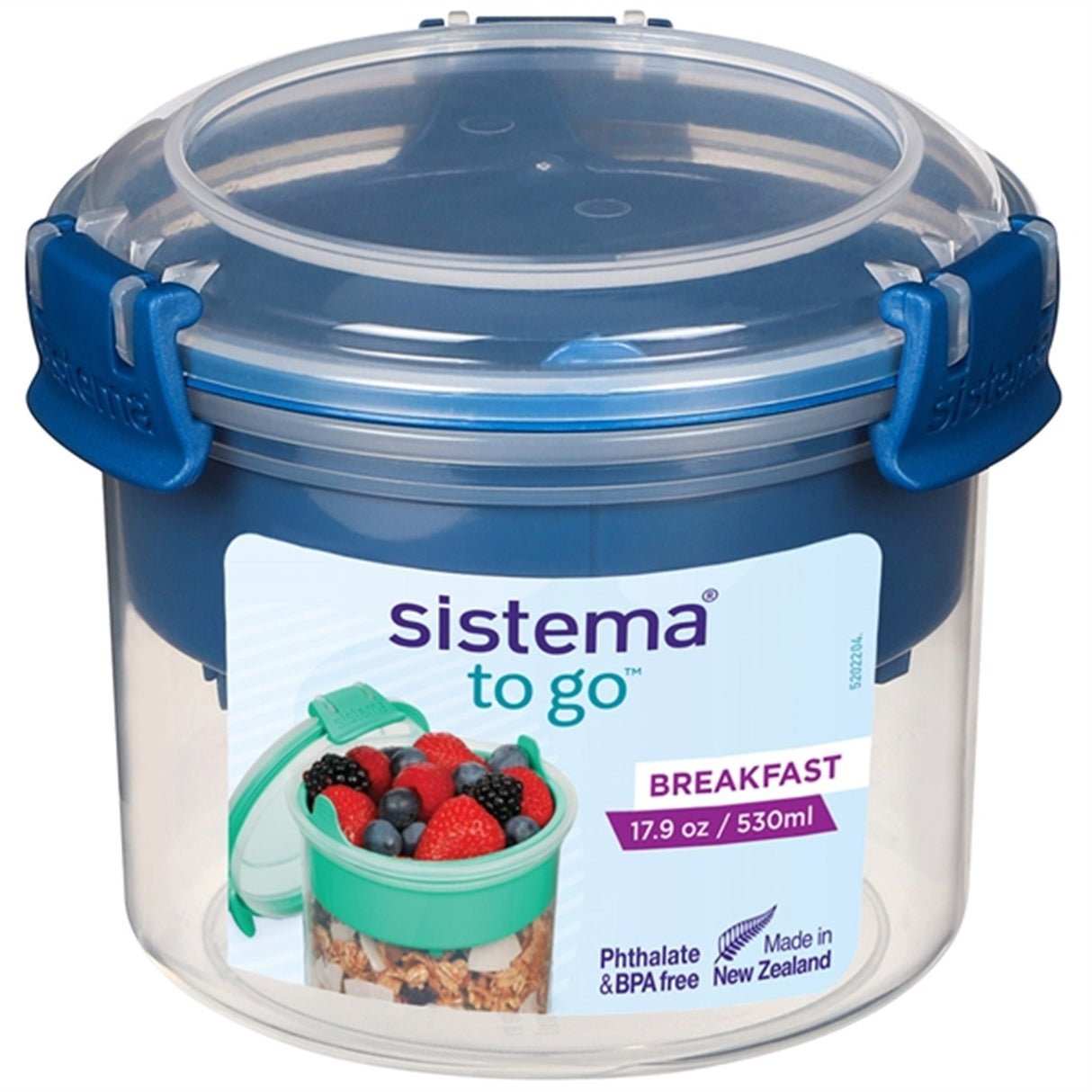 Sistema To Go Frukost Hink 530 ml Ocean Blue