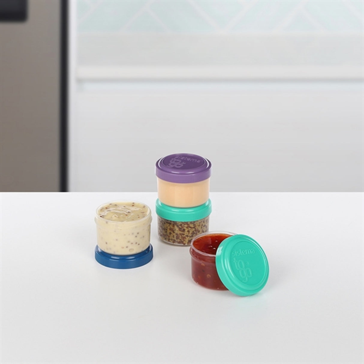 Sistema To Go Dressing Förvaringskärl 35 ml 4-pak