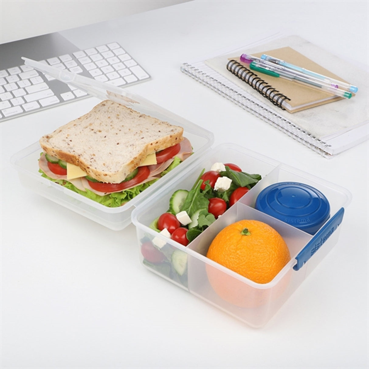 Sistema To Go Lunch Cube Max Lunchlåda 2 L Ocean Blue