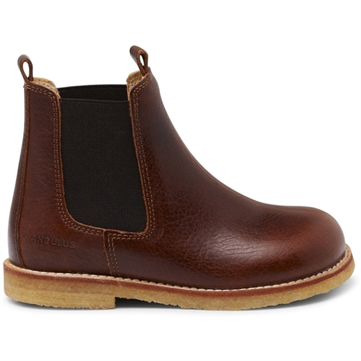 Angulus Chelsea Støvle Dark Brown/Brown