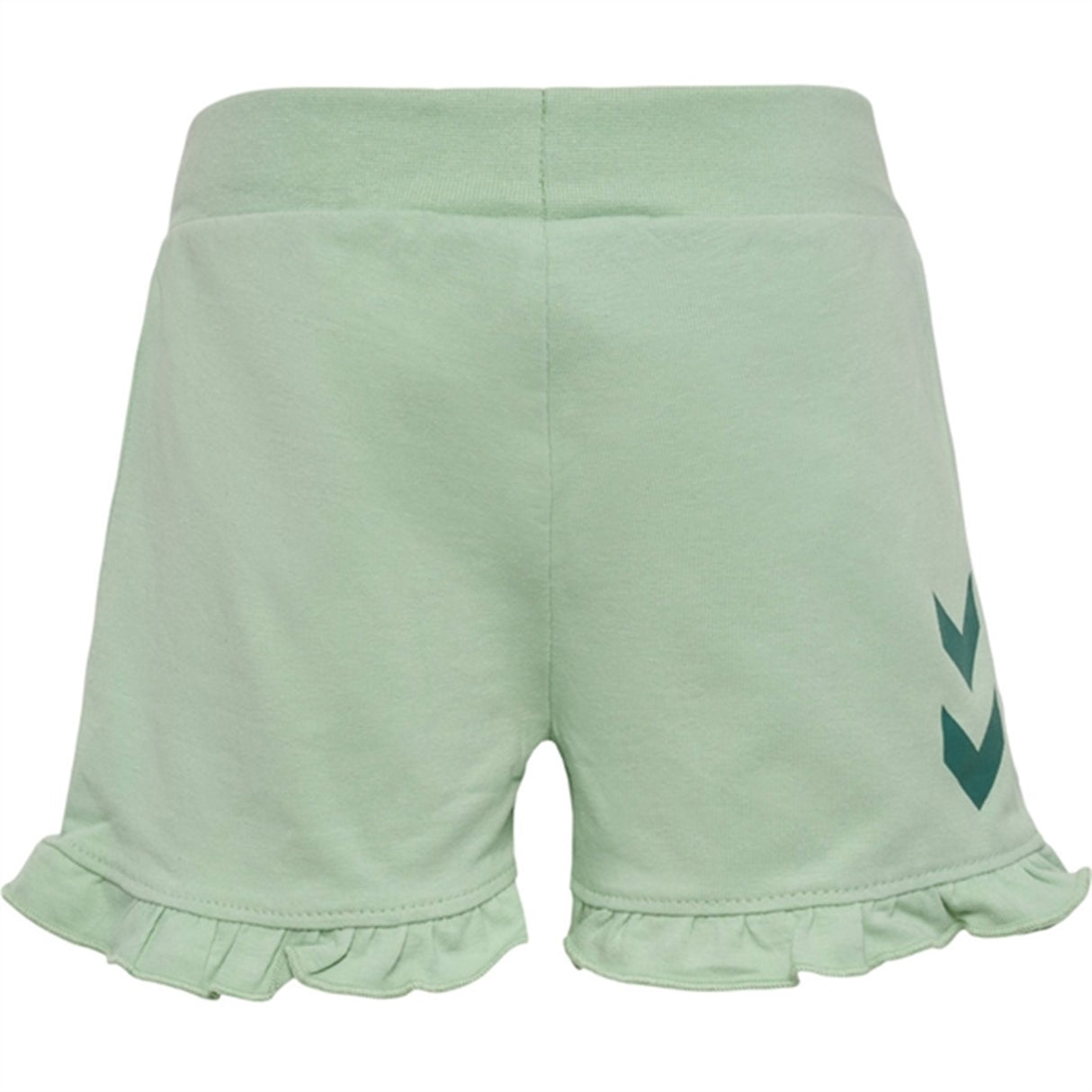 Hummel Silt Green Talya Ruffle Shorts