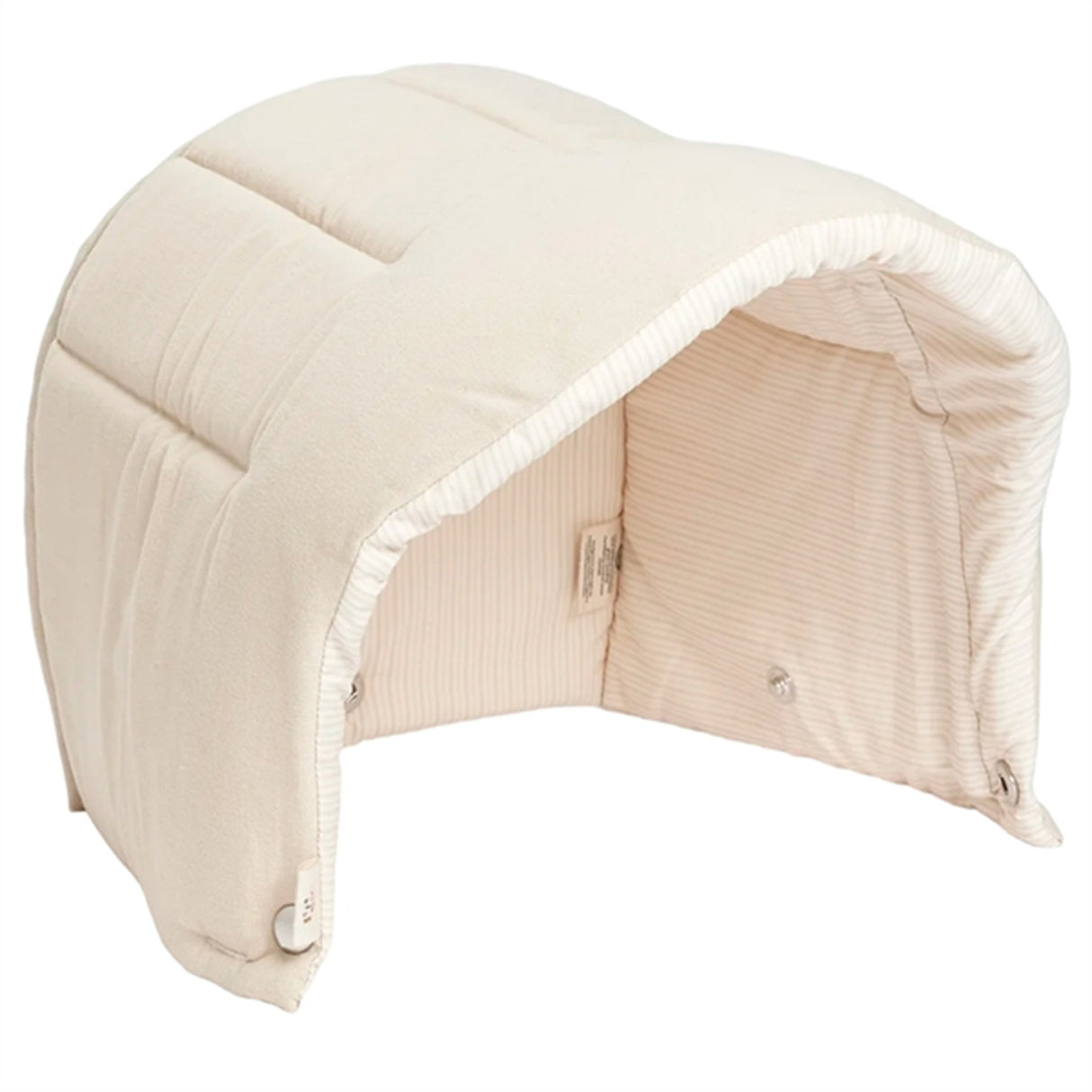 Copenhagen Multifunktionell Canopy för Babylift Creme Solid w. Cream Stripe