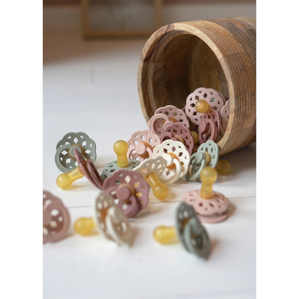 Bibs Boheme Latex Nappar 2-pack Peach/Woodchuck