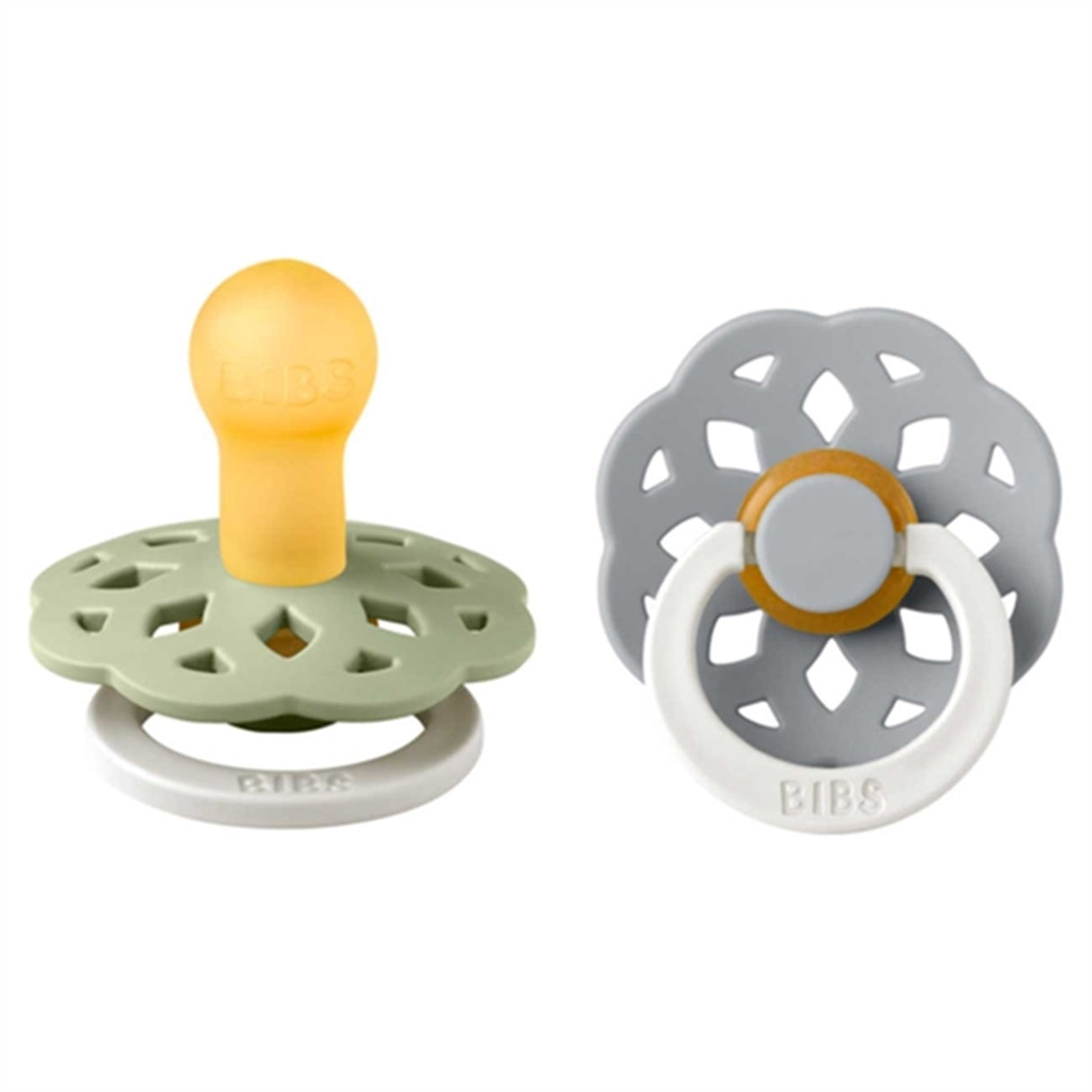 Bibs Boheme Latex Nappar 2-pack Sage/Cloud