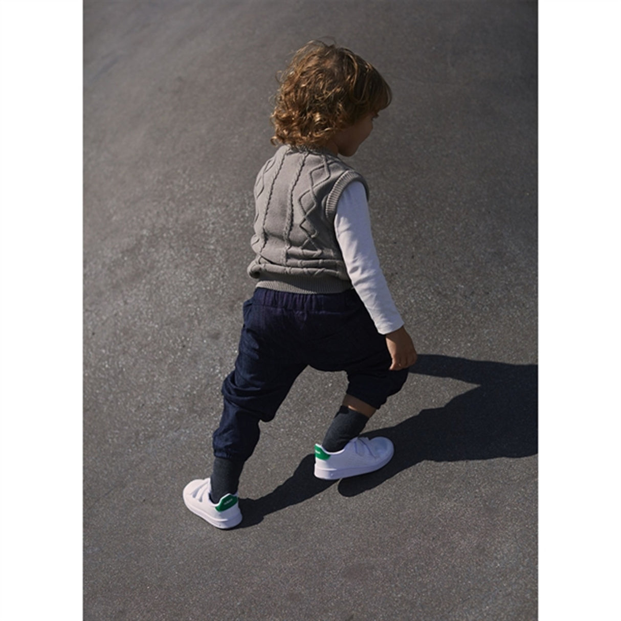 Copenhagen Colors Grey Stickad Cable Väst