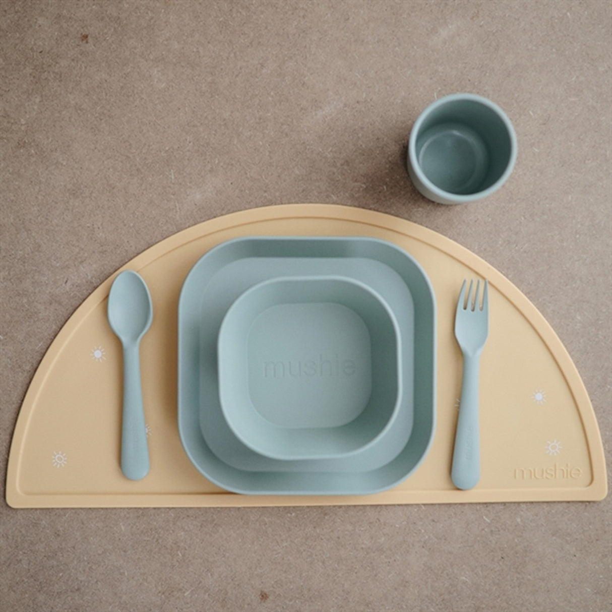 Mushie Kopp 2-pak Powder Blue