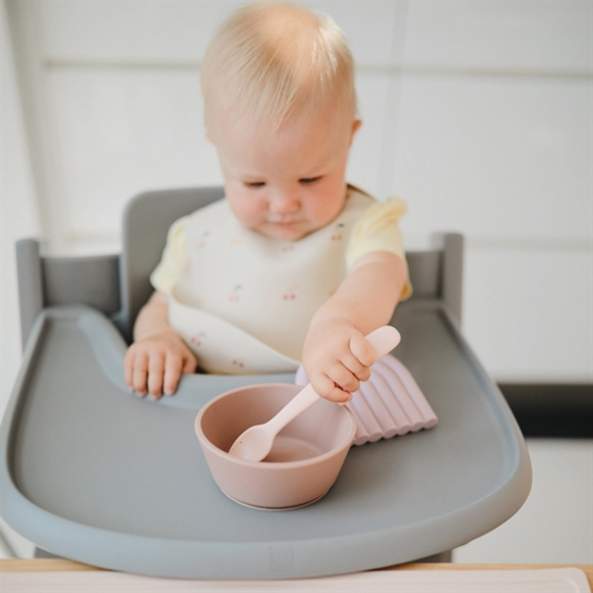 Mushie Silikon Skedar 2-pcak Ivory