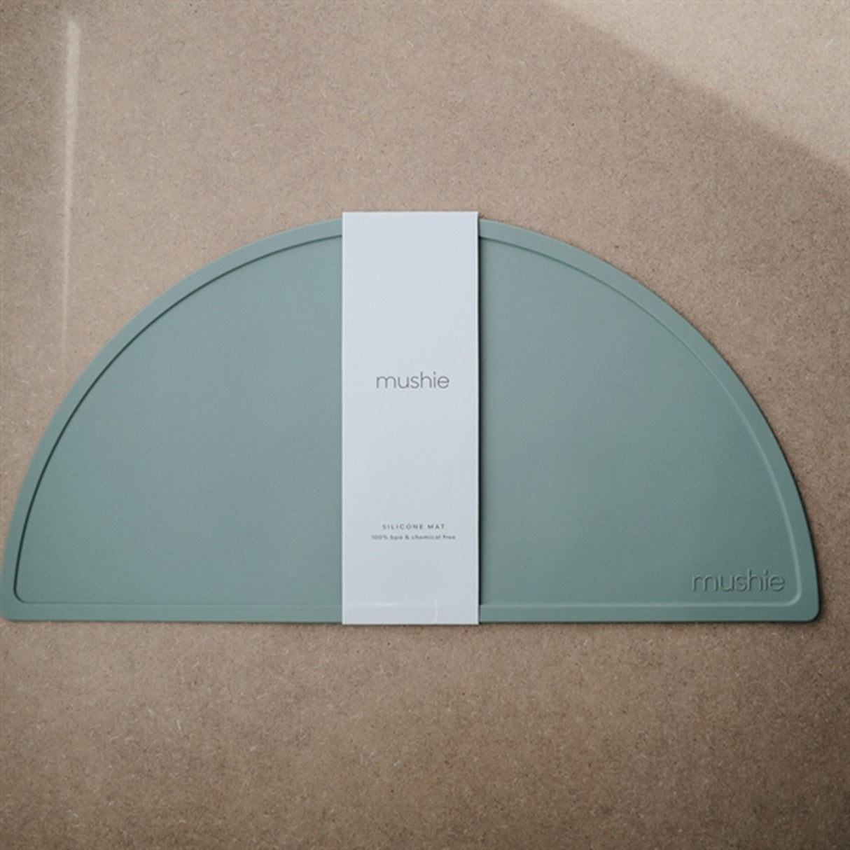 Mushie Silikon Bordstablett Cambridge Blue