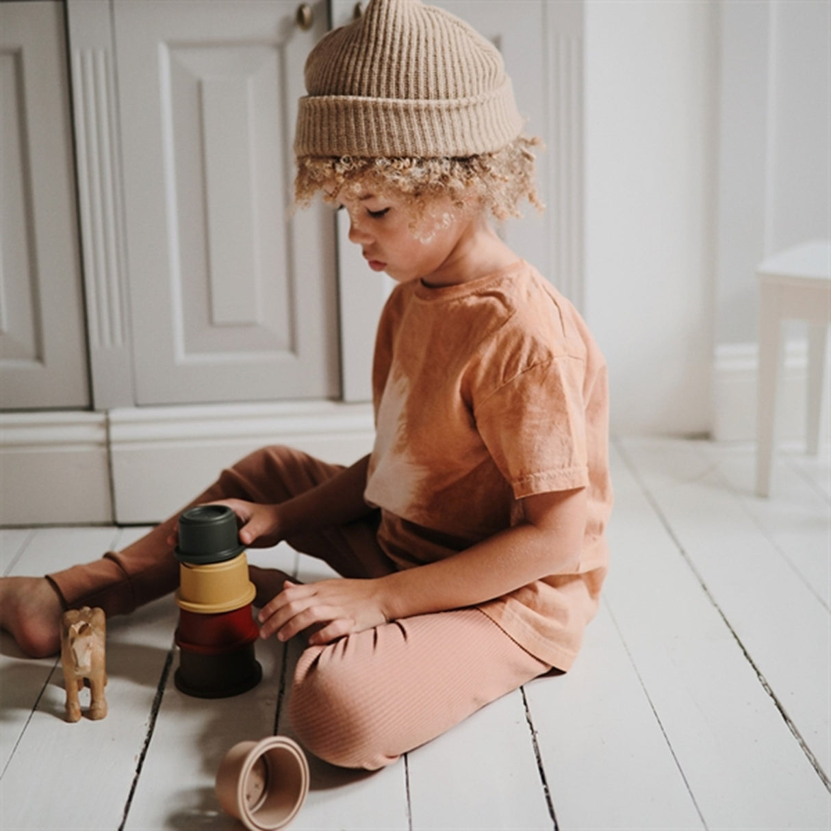 Mushie Stapla Koppar Retro