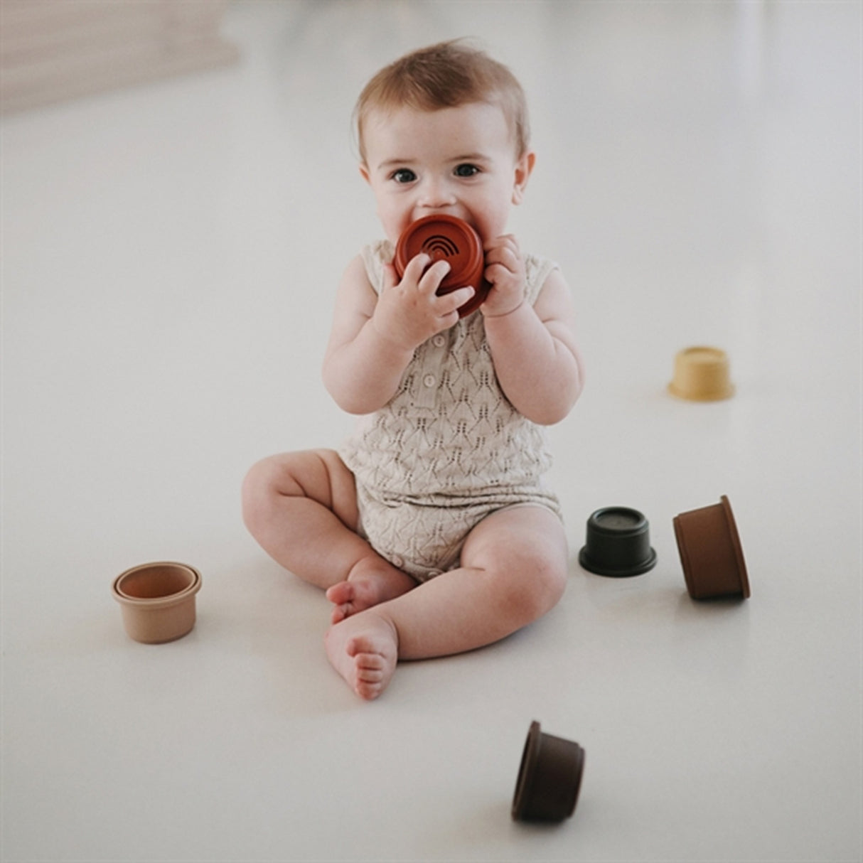 Mushie Stapla Koppar Retro