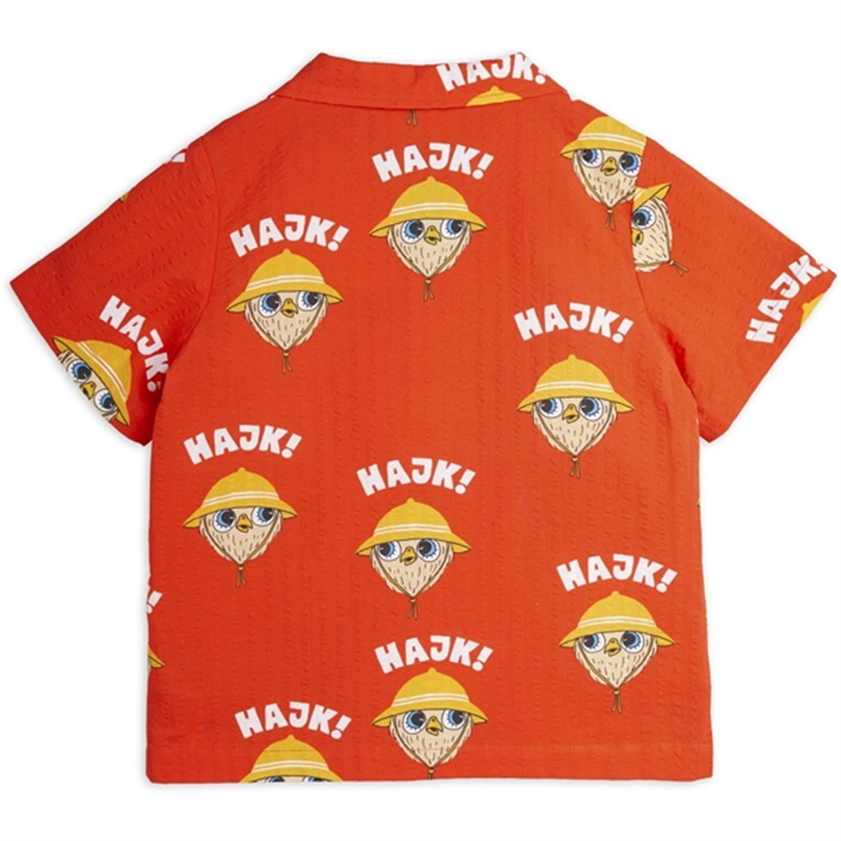 Mini Rodini Red Hike Aop Woven Skjorta