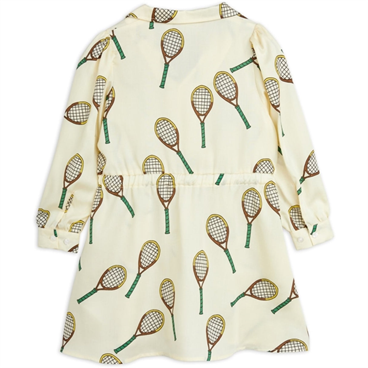 Mini Rodini Offwhite Tennis Aop Woven Klänning